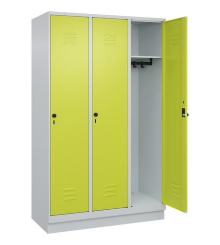 C+P locker Classic Plus met 3 vakken, vakbreedte 400 mm