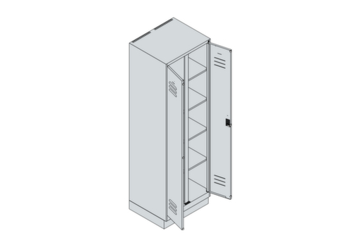 C+P Wasgoedverdeelkast Classic Plus, vakbreedte 300 mm