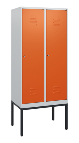 C+P locker Classic Plus met 2 vakken, vakbreedte 400 mm