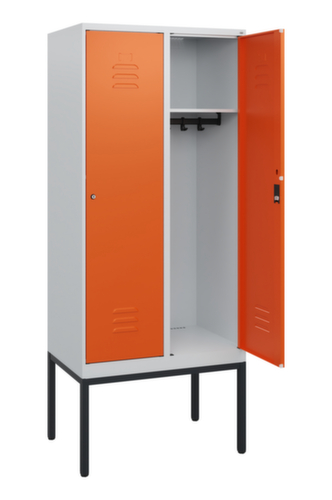 C+P locker Classic Plus met 2 vakken, vakbreedte 400 mm