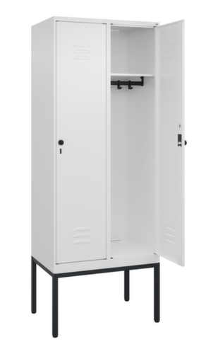 C+P locker Classic Plus met 2 vakken, vakbreedte 400 mm