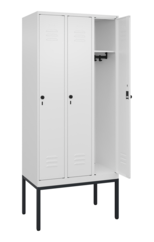 C+P locker Classic Plus met 3 vakken, vakbreedte 300 mm