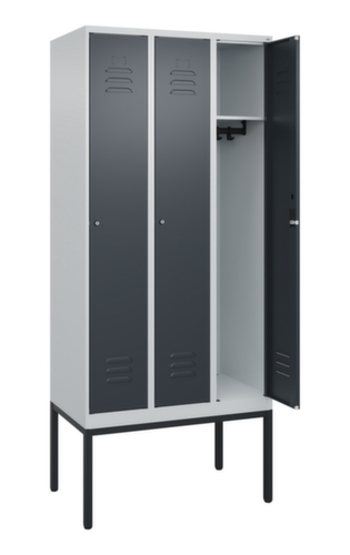 C+P locker Classic Plus met 3 vakken, vakbreedte 300 mm