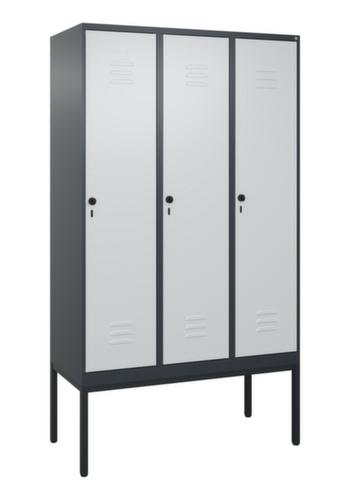 C+P locker Classic Plus met 3 vakken, vakbreedte 400 mm