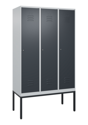 C+P locker Classic Plus met 3 vakken, vakbreedte 400 mm