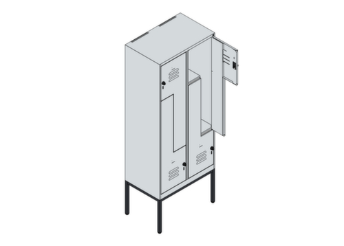C+P Z-locker Classic Plus, vakbreedte 200/400 mm