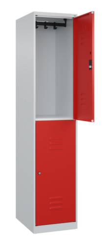 C+P Dubbeldekse locker Classic Plus, vakbreedte 400 mm