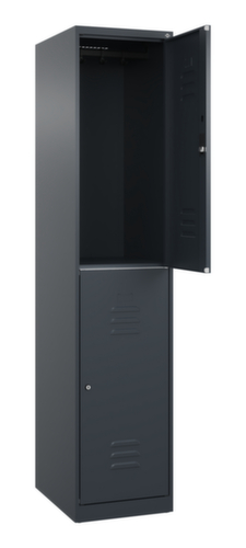 C+P Dubbeldekse locker Classic Plus, vakbreedte 400 mm