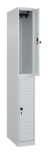 C+P Dubbeldekse locker Classic Plus, vakbreedte 250 mm