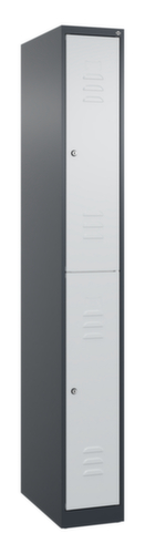 C+P Dubbeldekse locker Classic Plus, vakbreedte 250 mm