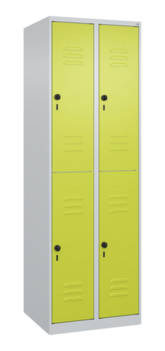 C+P Dubbeldekse locker Classic Plus, vakbreedte 300 mm