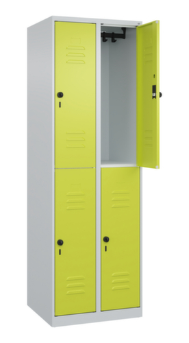 C+P Dubbeldekse locker Classic Plus, vakbreedte 300 mm