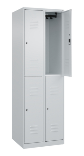 C+P Dubbeldekse locker Classic Plus, vakbreedte 300 mm