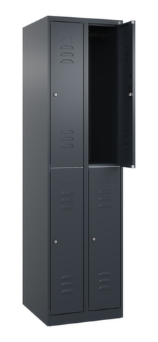 C+P Dubbeldekse locker Classic Plus, vakbreedte 250 mm