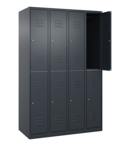 C+P Dubbeldekse locker Classic Plus, vakbreedte 300 mm