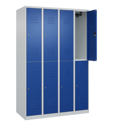 C+P Dubbeldekse locker Classic Plus, vakbreedte 300 mm