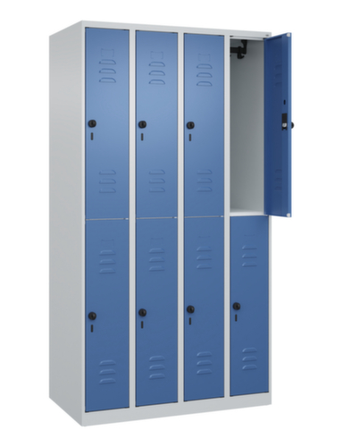 C+P Dubbeldekse locker Classic Plus, vakbreedte 250 mm