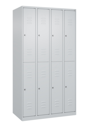 C+P Dubbeldekse locker Classic Plus, vakbreedte 250 mm