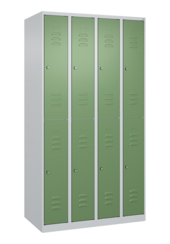 C+P Dubbeldekse locker Classic Plus, vakbreedte 250 mm