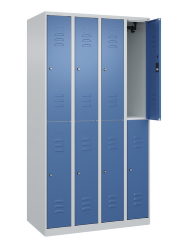 C+P Dubbeldekse locker Classic Plus, vakbreedte 250 mm