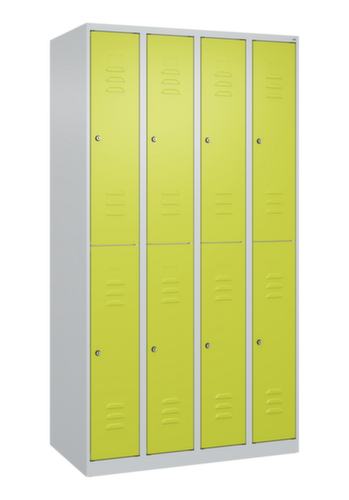 C+P Dubbeldekse locker Classic Plus, vakbreedte 250 mm