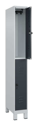 C+P Dubbeldekse locker Classic Plus, vakbreedte 250 mm