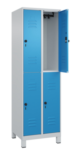 C+P Dubbeldekse locker Classic Plus, vakbreedte 300 mm