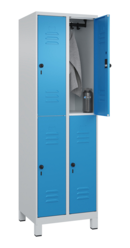 C+P Dubbeldekse locker Classic Plus, vakbreedte 300 mm