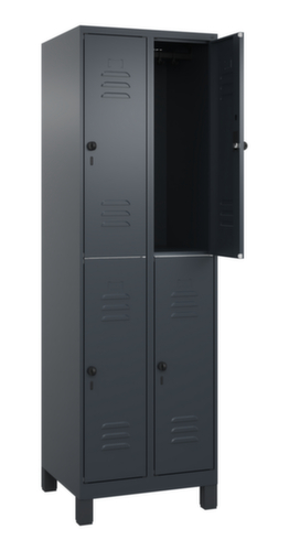 C+P Dubbeldekse locker Classic Plus, vakbreedte 300 mm