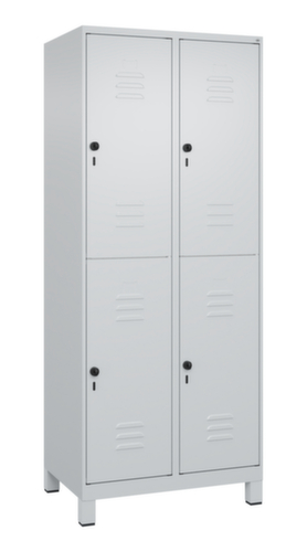 C+P Dubbeldekse locker Classic Plus, vakbreedte 400 mm