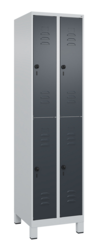 C+P Dubbeldekse locker Classic Plus, vakbreedte 250 mm