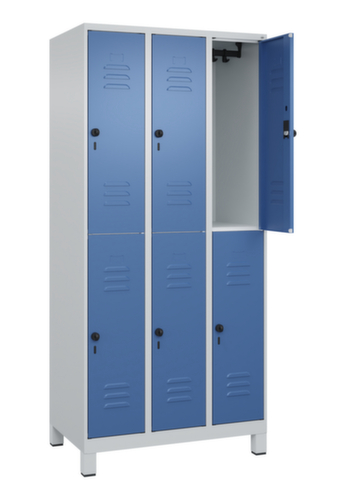 C+P Dubbeldekse locker Classic Plus, vakbreedte 300 mm