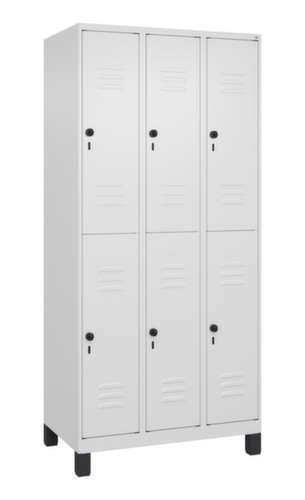 C+P Dubbeldekse locker Classic Plus, vakbreedte 300 mm