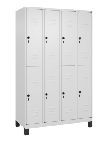 C+P Dubbeldekse locker Classic Plus, vakbreedte 300 mm