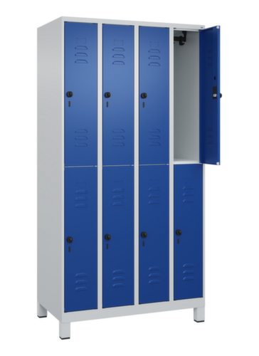 C+P Dubbeldekse locker Classic Plus, vakbreedte 250 mm