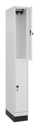 C+P Dubbeldekse locker Classic Plus, vakbreedte 250 mm