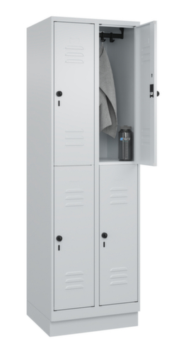 C+P Dubbeldekse locker Classic Plus, vakbreedte 300 mm