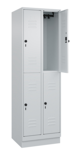 C+P Dubbeldekse locker Classic Plus, vakbreedte 300 mm