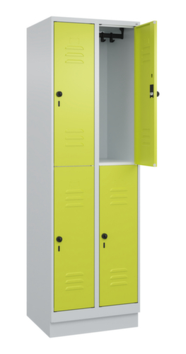 C+P Dubbeldekse locker Classic Plus, vakbreedte 300 mm