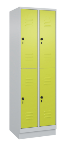 C+P Dubbeldekse locker Classic Plus, vakbreedte 300 mm