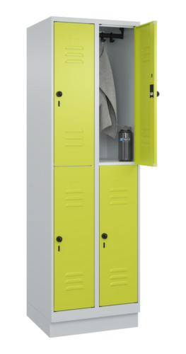 C+P Dubbeldekse locker Classic Plus, vakbreedte 300 mm