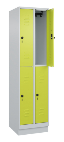 C+P Dubbeldekse locker Classic Plus, vakbreedte 250 mm