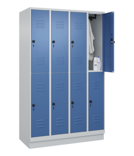 C+P Dubbeldekse locker Classic Plus, vakbreedte 300 mm