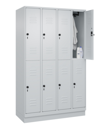 C+P Dubbeldekse locker Classic Plus, vakbreedte 300 mm