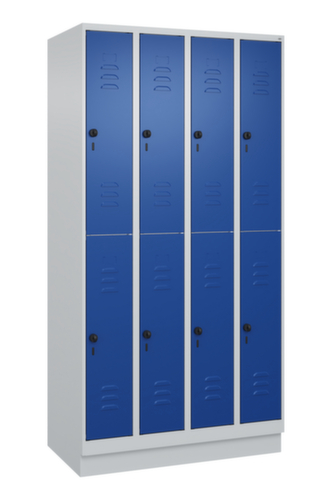 C+P Dubbeldekse locker Classic Plus, vakbreedte 250 mm