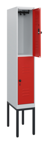 C+P Dubbeldekse locker Classic Plus, vakbreedte 300 mm