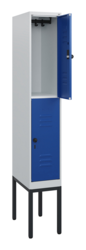 C+P Dubbeldekse locker Classic Plus, vakbreedte 300 mm