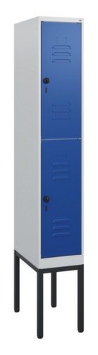 C+P Dubbeldekse locker Classic Plus, vakbreedte 300 mm