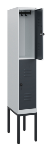 C+P Dubbeldekse locker Classic Plus, vakbreedte 300 mm