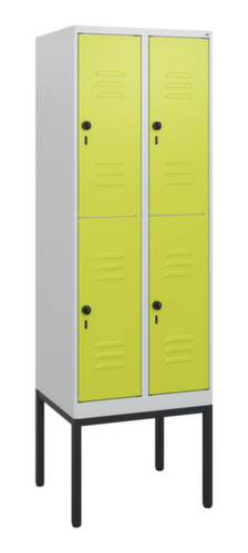 C+P Dubbeldekse locker Classic Plus, vakbreedte 300 mm